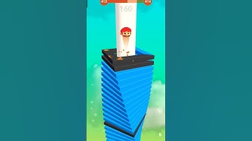 stack ball game 🎮 #ias #music #trap #automobile #badbunny #like #gaming #stackballsolution #games