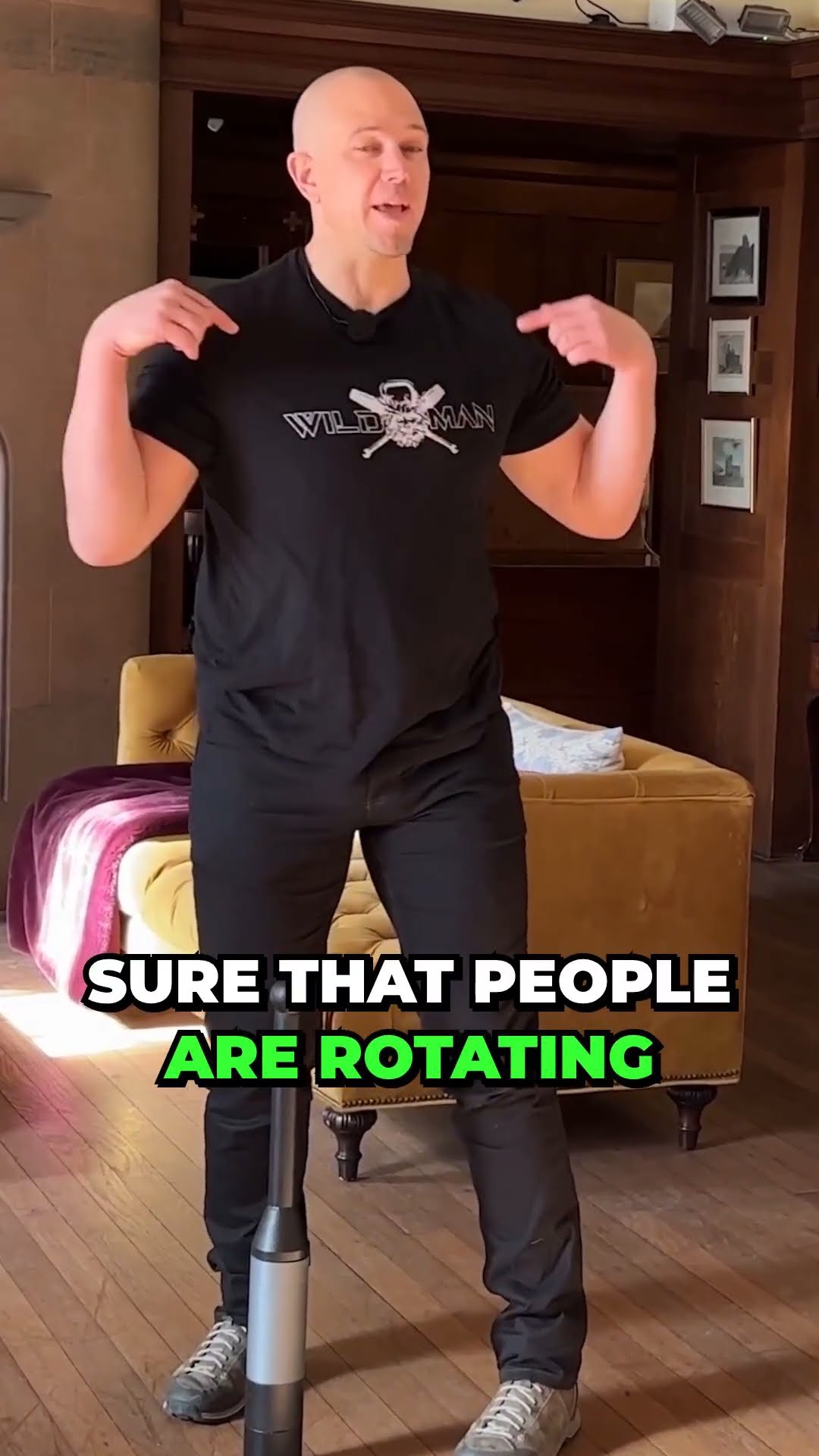 The importance of proper foot positioning in heavy club swinging