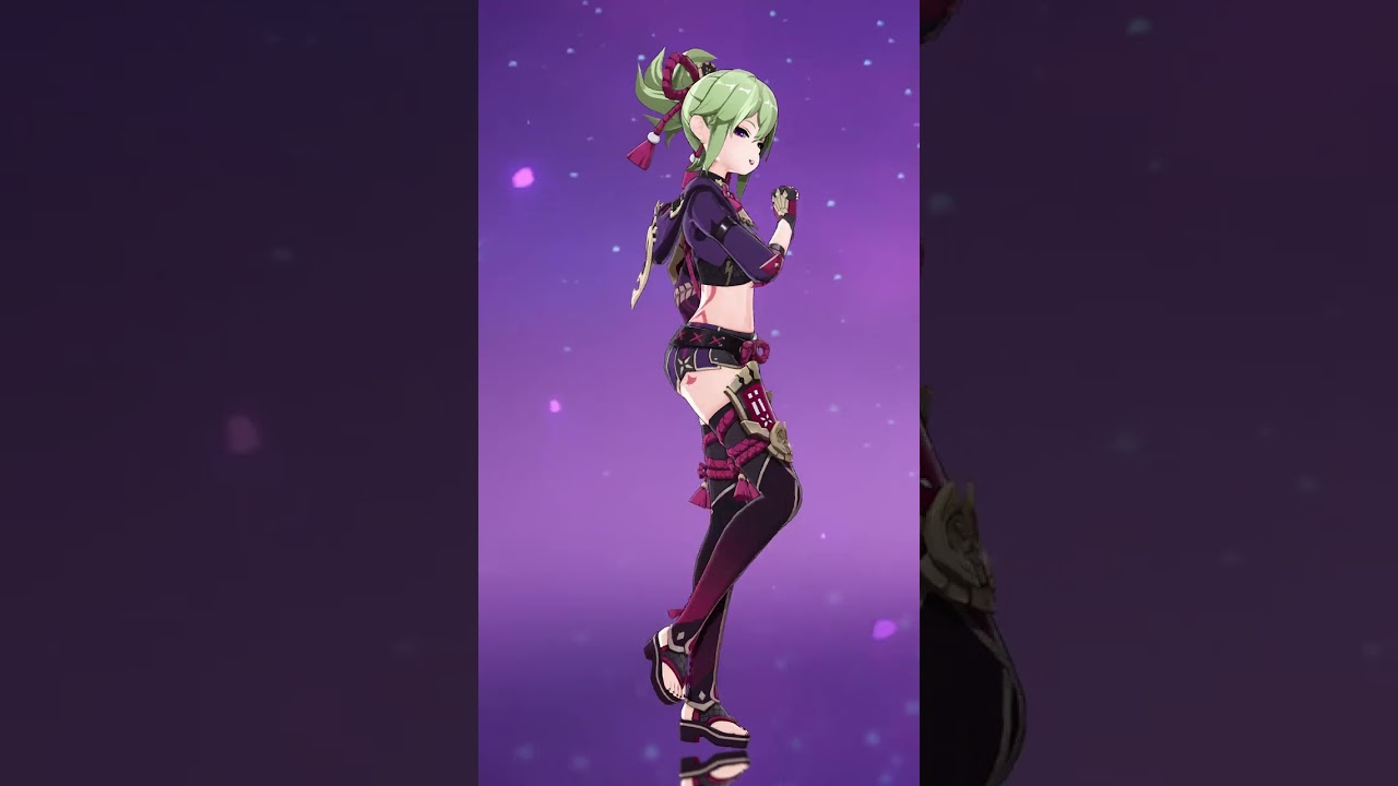 Kuki Shinobu / Roll 'n Rock 【Genshin Impact MMD】