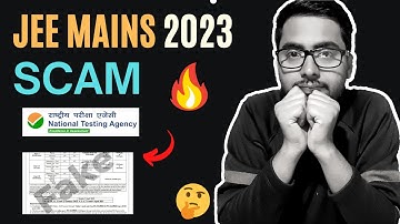 OFFICIAL: JEE Mains 2023 Date OUT 🔥| SCAM😲| Latest Notification called out fake by NIT #shorts