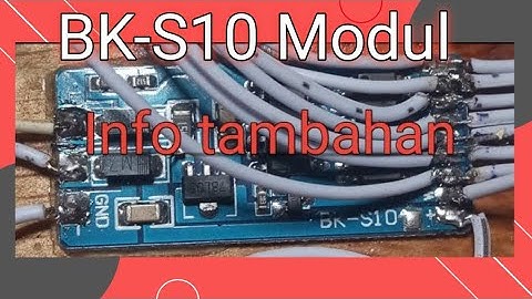 BK-S10 Modul Memakai lampu kota