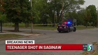 Teen shot in Saginaw