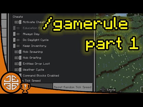 How To Use Gamerule Command In Minecraft Bedrock Part 1 2 Command Tutorial 30 Youtube