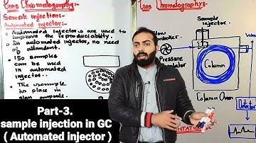 Part-3.  sample injection in GC | Automated injector | Gas chromatography
