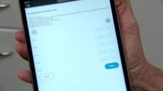 Walk through: Taking the concussion app test