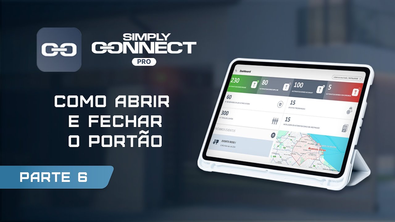 Acionamento do portão | Simply Connect Pro - Parte 6/10 - YouTube