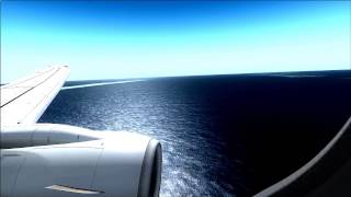 FSX Clear Skies... 737 Landing At Male' Airport.