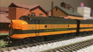 N scale Great Northern Kato F3 tune up and clean up.
