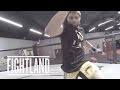 The Flying Double Knee With Carlos Condit: Fight School