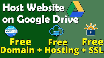 How to Host a website in Google Drive  |   How to host a website for free |  Free Hosting