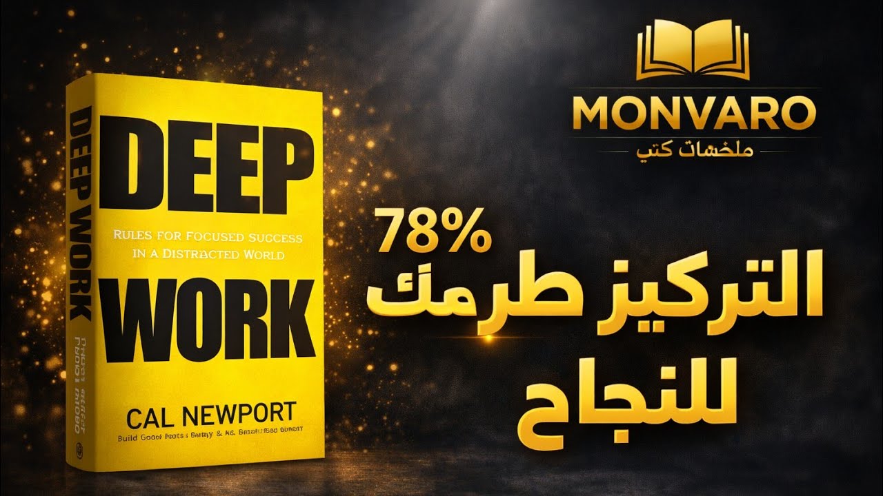 Deep Work بالعربي | كيف تستعيد تركيزك في عالم مليء بالتشتيت