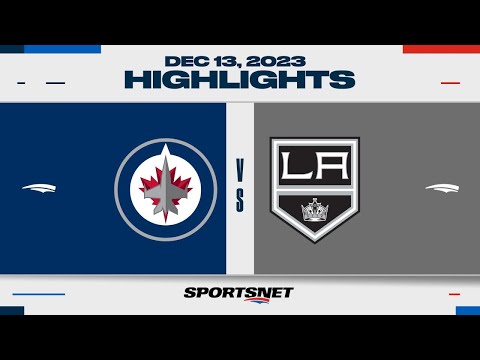 NHL Highlights | Jets vs. Kings - December 13, 2023