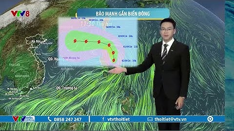 Dự báo thời tiết biển ngày 02/09/2024 | Bão mạnh gần Biển Đông | VTVWDB