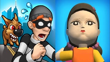 Robbery Bob vs Squid Game Challenge Gameplay Android,ios Part 3