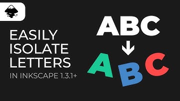 NEW Method for Separating Letters in Inkscape 1.3.1 & 1.3.2