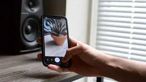 Camera prototype built using Protopie