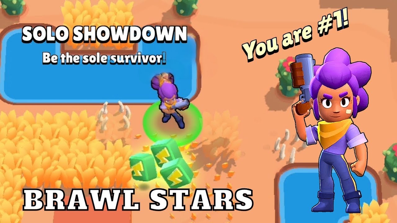 Brawl Stars Solo Showdown You Are 1 Youtube