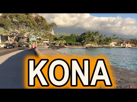 Tour of Kailua Kona Hawaii Along Alii Drive