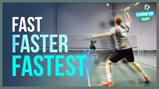 Best Double Technique - Fast feet & racket - Badminton footwork screenshot 4