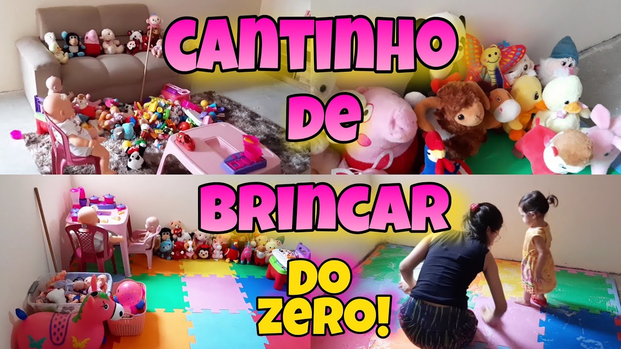 CANTINHO DE LAZER - BRINQUEDOTECA PARA MINHA FILHA (DO ZERO)