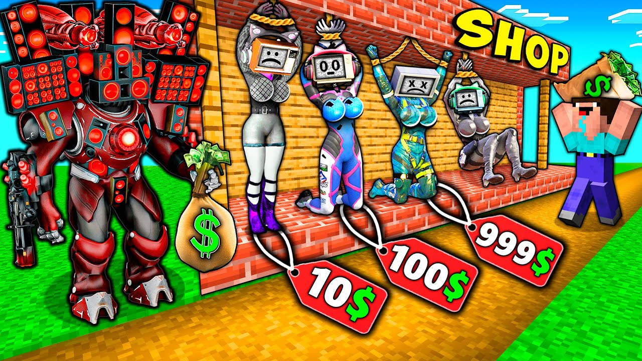 CHOOSE which TV WOMAN to SAVE from SKIBIDI TOILET vs SPEAKER MAN TITAN BOSS in MINECRAFT animation