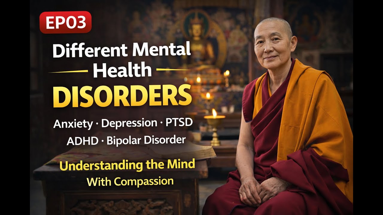 EP03 - Different Mental Health Disorders | Anxiety, Depression, PTSD & More | Monk Wisdom
