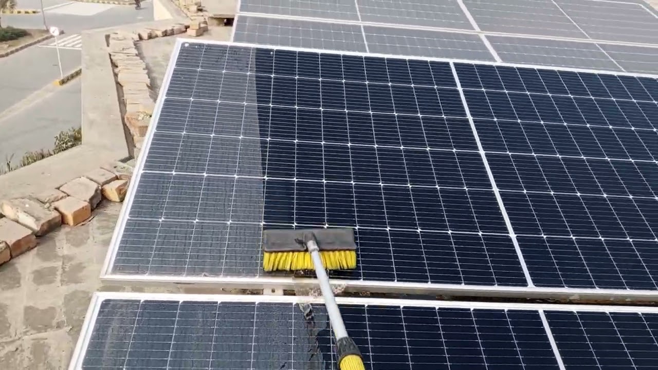clean solar panels then energy uptown results