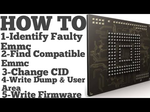 How To Find Compatible Emmc |Change CID |Reprogram Emmc | identify corrupted Emmc