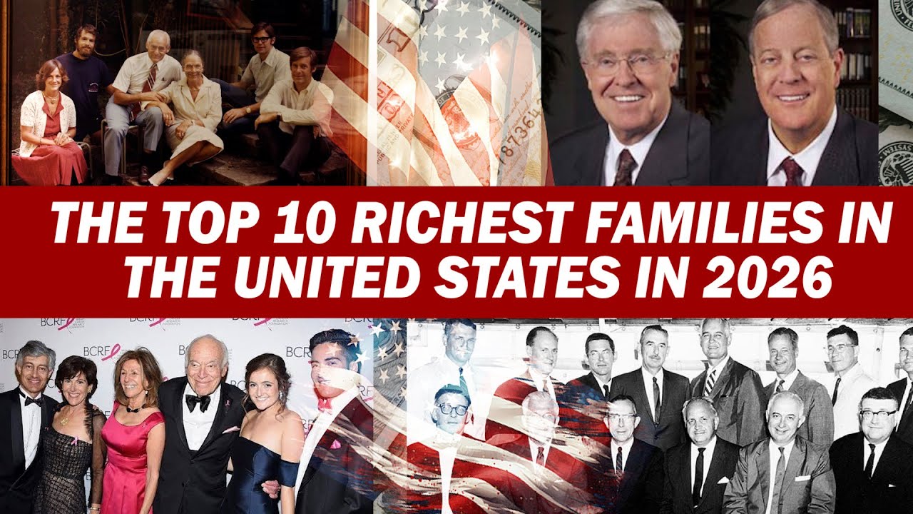The Top 10 Richest Families in The United States in 2026 - YouTube