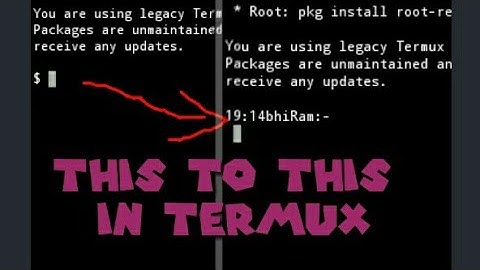 How to change $ name to your custom name in termux