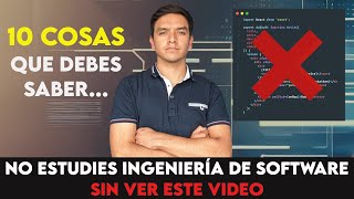 10 COSAS QUE DEBES SABER si vas a estudiar Ingeniería de Software en 2024 screenshot 5