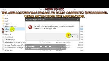How to fix The application was unable to start correctly (0xc0000022)
