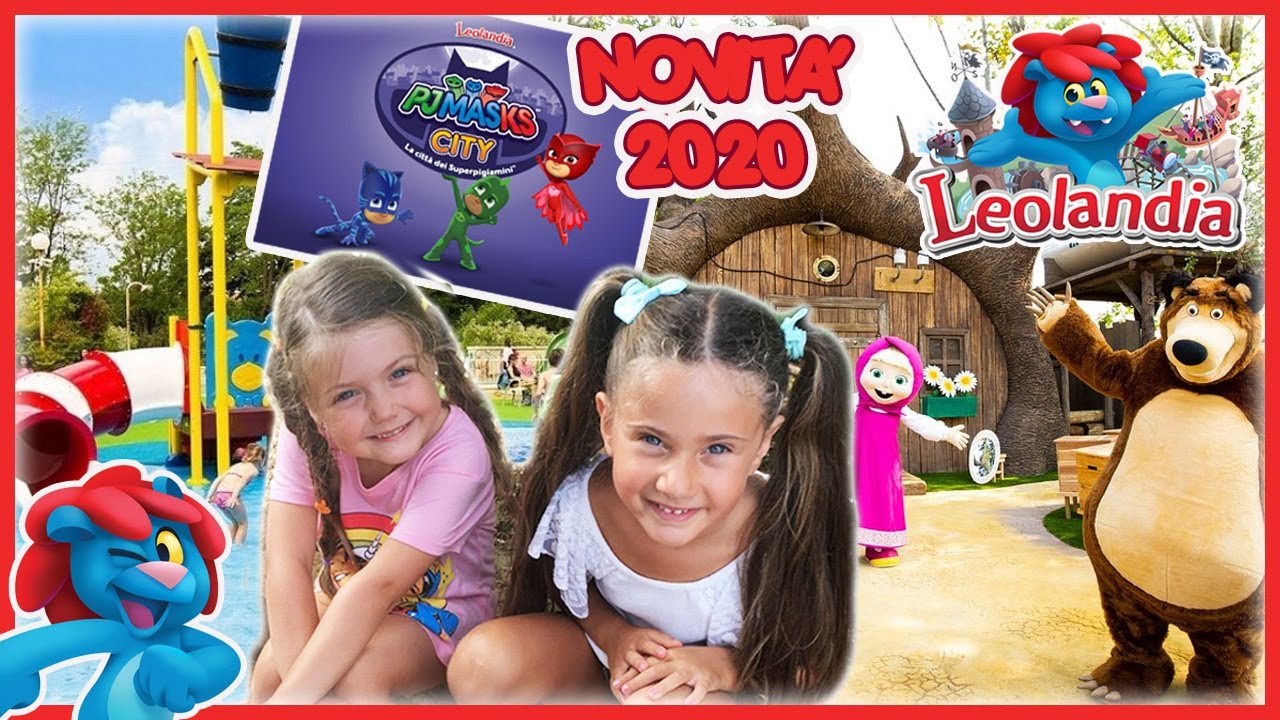 UNA GIORNATA A LEOLANDIA.. AGOSTO 2020, CON COVID-19 E NOVITA' PJ MASKS CITY!!