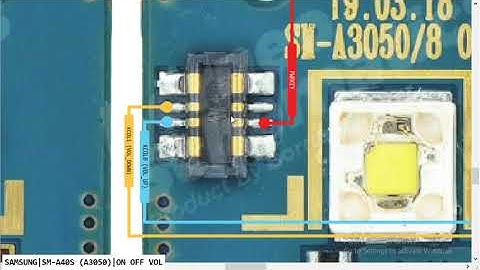 Samsung A40S SM A3050 ON OF Volume Powar Kiy Problem Hardware Solution