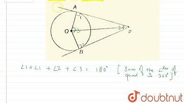 In the given figure, PA and PB are tangents to a circle with centre O. Prove that angleAPB and a...