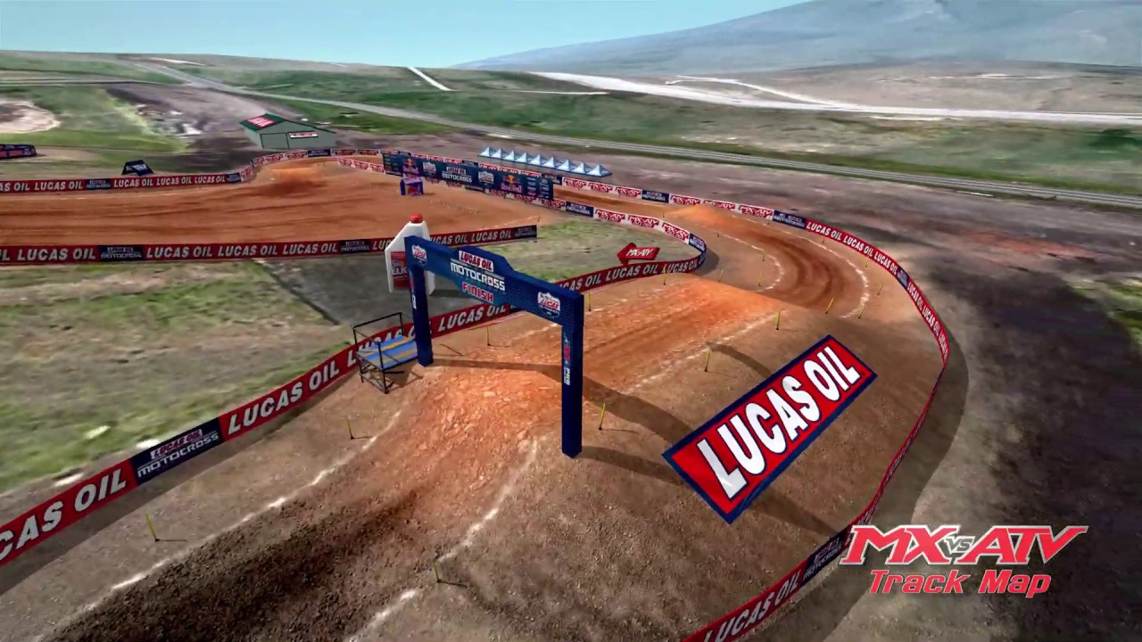 2019 Thunder Valley National Track Map - Flyover