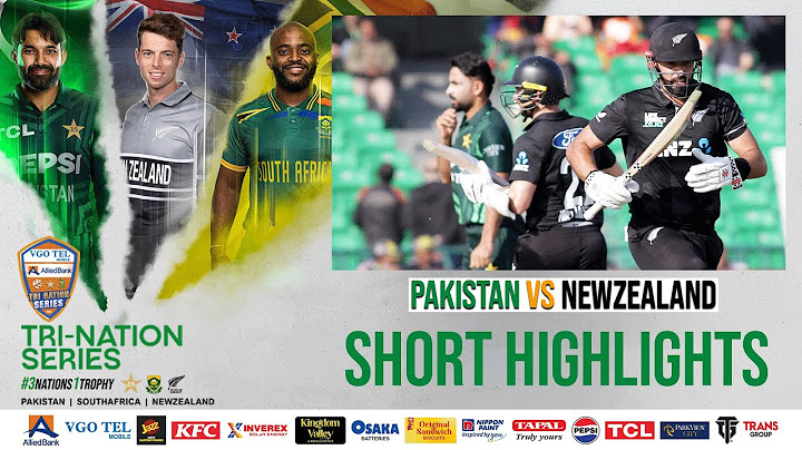 Short Highlights | Pakistan vs New Zealand | 1st ODI | Tri-Nation Series 2025 | PCB | M2J1A