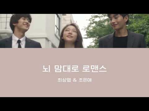 【 カナルビ / 日本語字幕 / 日本語訳 / 歌詞 】뇌 맘대로 로맨스 - 최상엽 & 조은애