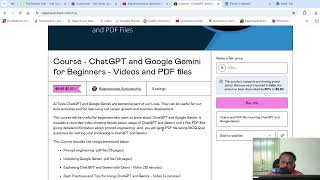 ChatGPT and Google Gemini Course for Beginners