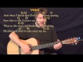 How great thou art hymn strum guitar cover lesson in g with chordslyrics howgreatthouart