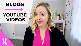 How to Turn Blog Posts into YouTube Videos