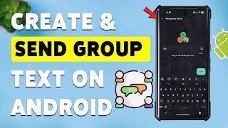 How To Create & Send Group Text On Android | Send Group Messages 2026