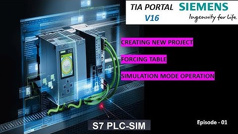 TIA portal V16 | Creating a new project in SIEMENS PLC | PLC Simulator | DOL starting logic