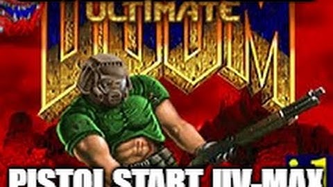 The Ultimate Doom: E2M6 - Halls Of The Damned (Pistol Start, UV-MAX)