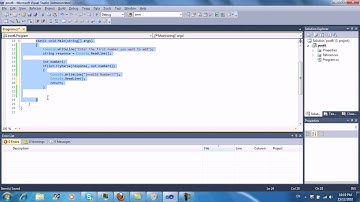 HotNoobs C# tutorial - Lesson 6 - Basic Addition Calculator