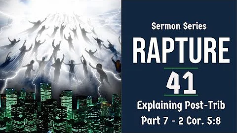Rapture Sermon Series 41 - Post Trib. View: Analyzed & Refuted. Part 7. Rev. 19:7-8, 14. Andy Woods