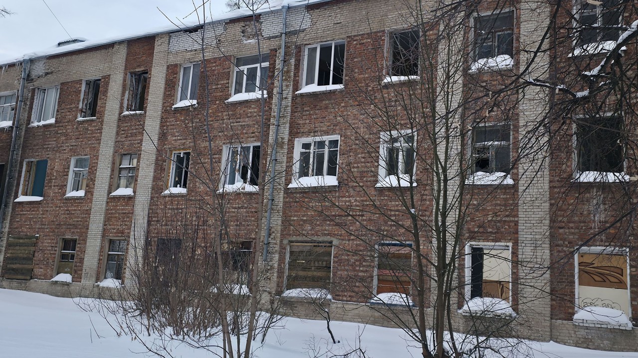 Выселенный ФУБРовский жилой дом в Ногинске