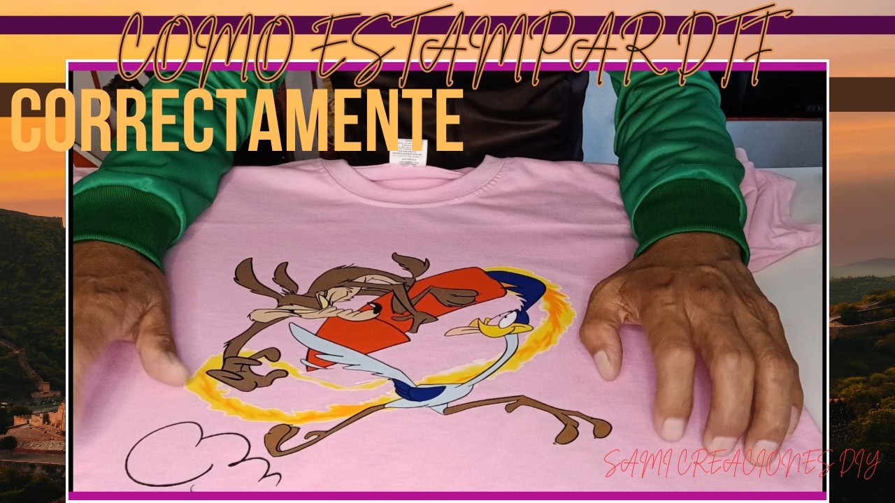COMO ESTAMPAR DTF CORRECTAMENTE EN CAMISETAS DE ALGODÓN