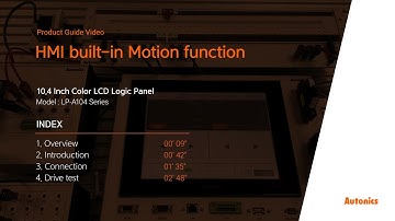 Autonics Tutorial : HMI Built-in Motion function