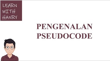 Pengenalan Pseudocode